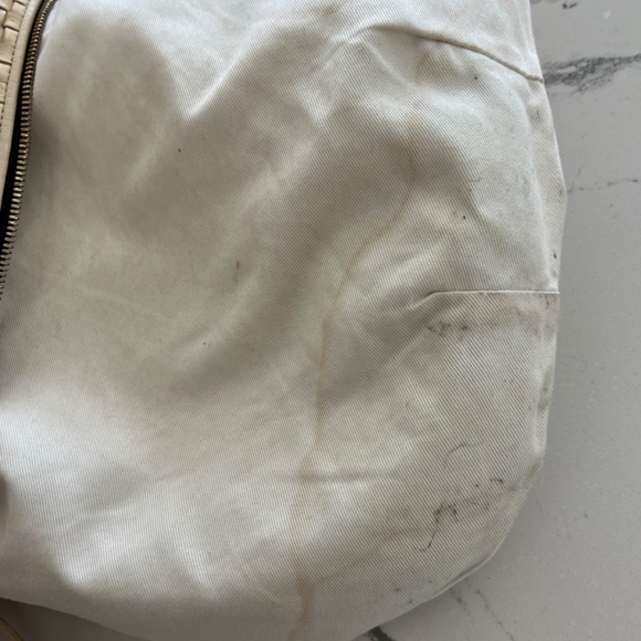 Clare V. Moyen Woven Messenger Bag in Cream - Picture 9 of 12